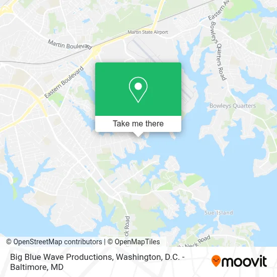 Big Blue Wave Productions map
