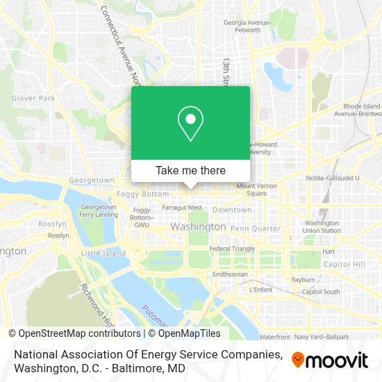 National Association Of Energy Service Companies map