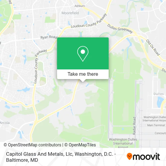 Capitol Glass And Metals, Llc map