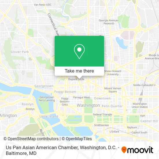 Us Pan Asian American Chamber map