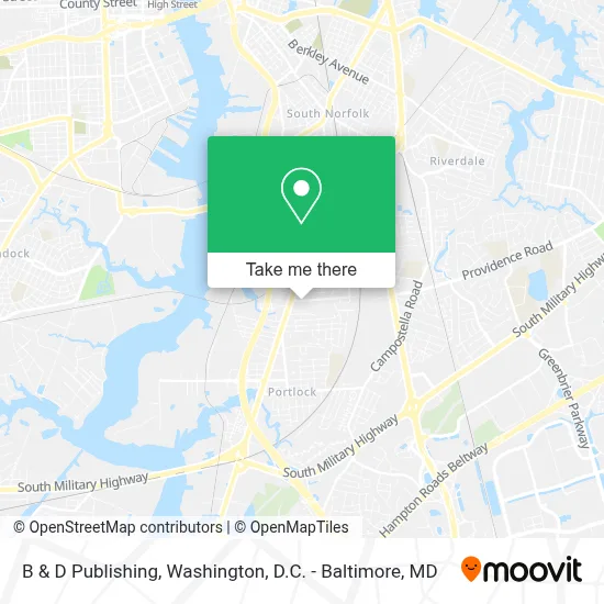 B & D Publishing map