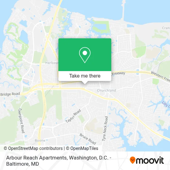 Arbour Reach Apartments map