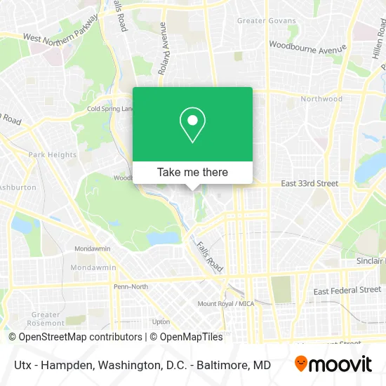 Utx - Hampden map