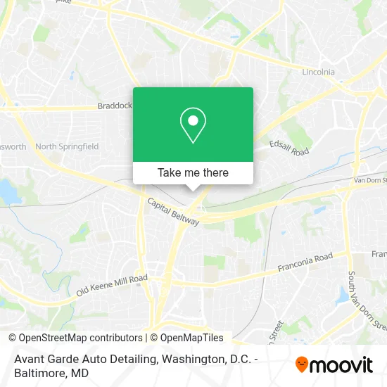 Avant Garde Auto Detailing map