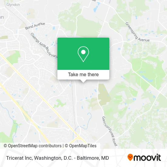 Tricerat Inc map