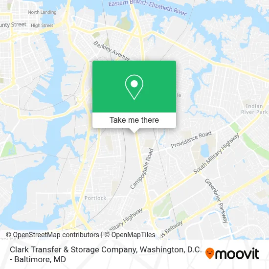 Clark Transfer & Storage Company map