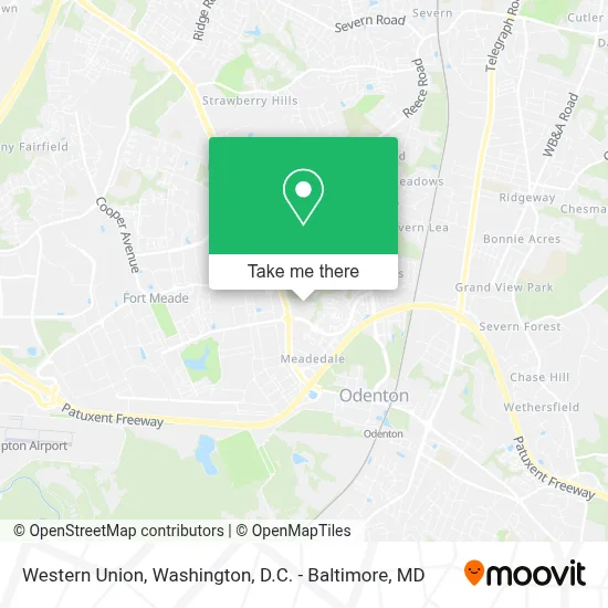 Western Union map