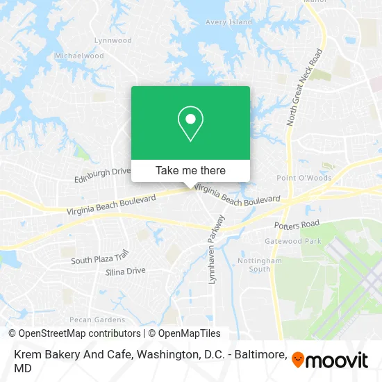 Krem Bakery And Cafe map