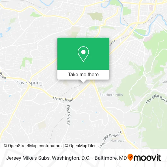 Jersey Mike's Subs map
