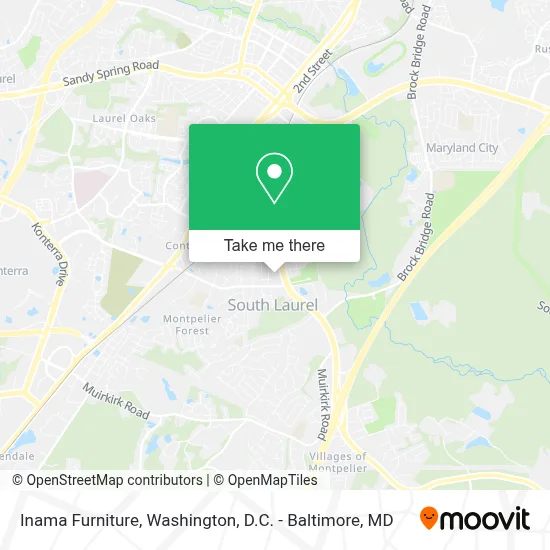 Inama Furniture map