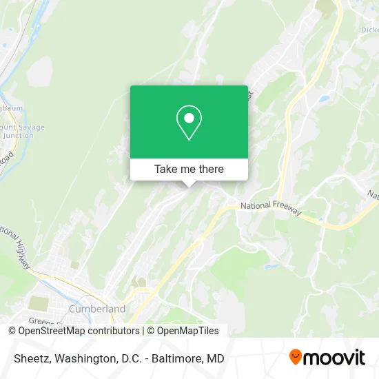 Sheetz map
