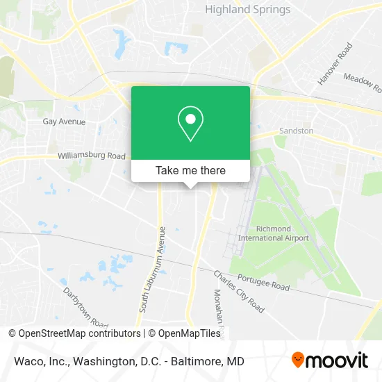 Waco, Inc. map