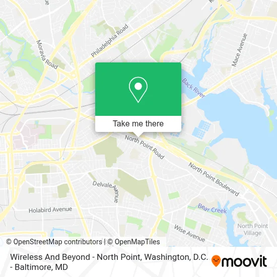 Wireless And Beyond - North Point map