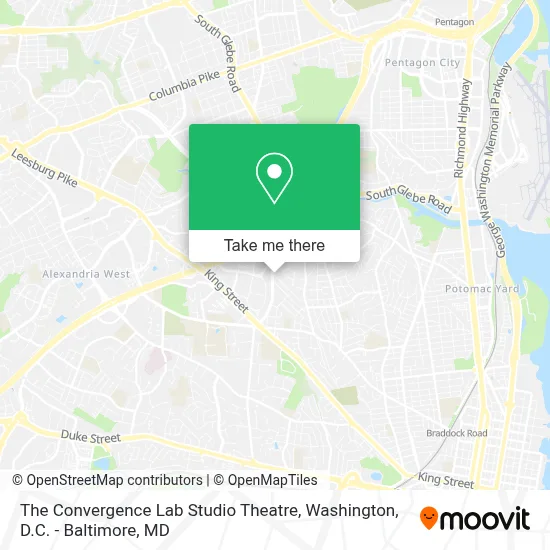 The Convergence Lab Studio Theatre map