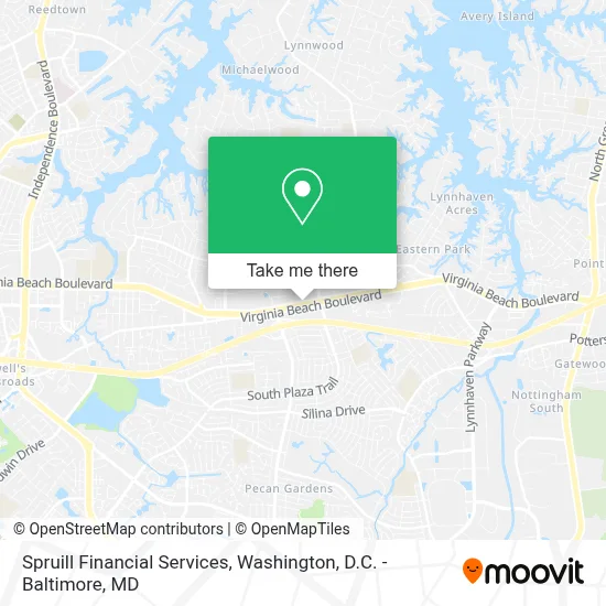 Spruill Financial Services map