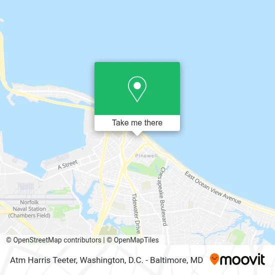 Atm Harris Teeter map