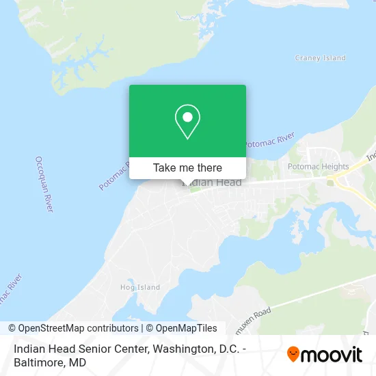 Indian Head Senior Center map