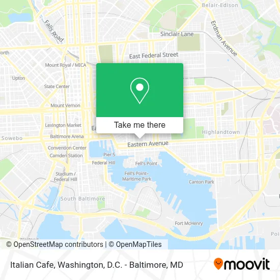 Italian Cafe map