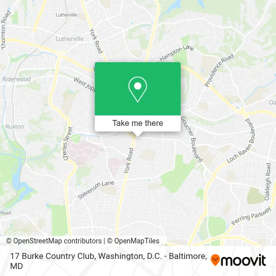 17 Burke Country Club map