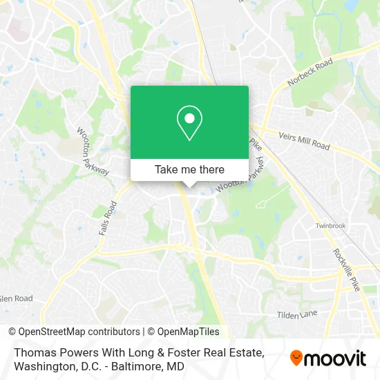 Thomas Powers With Long & Foster Real Estate map