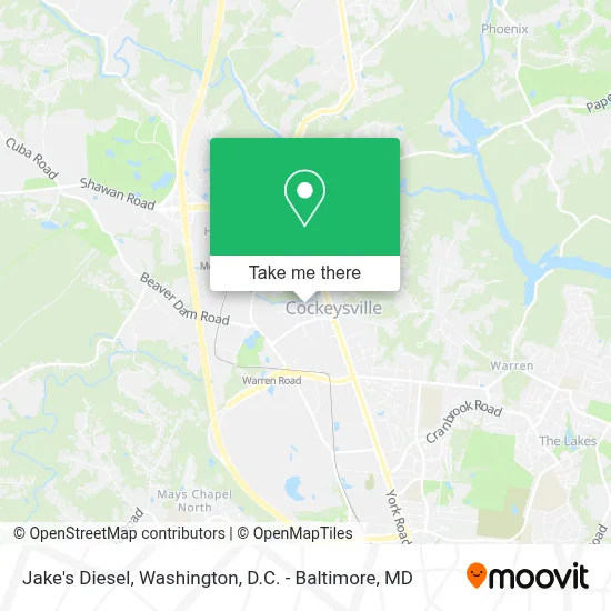 Jake's Diesel map