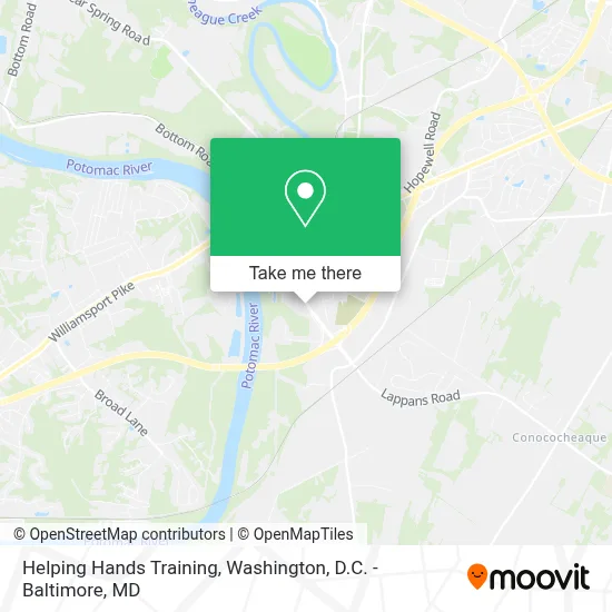 Helping Hands Training map