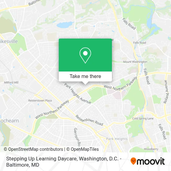 Stepping Up Learning Daycare map