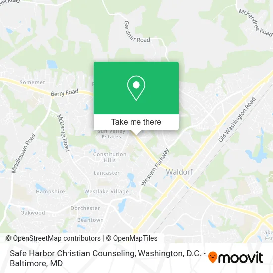 Safe Harbor Christian Counseling map