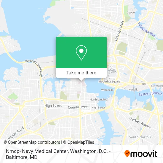Nmcp- Navy Medical Center map