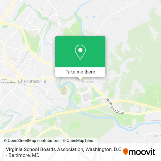 Virginia School Boards Association map