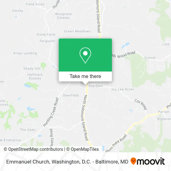 Emmanuel Church map