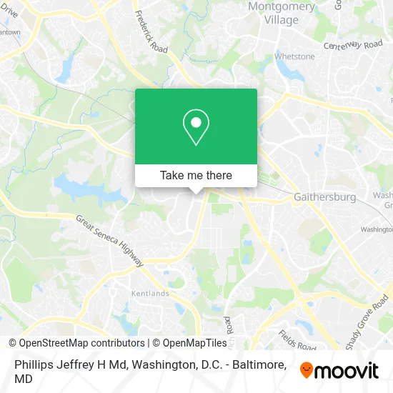 Phillips Jeffrey H Md map