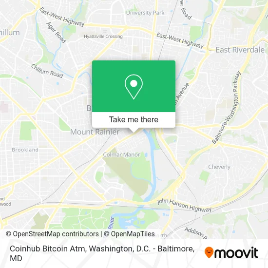 Coinhub Bitcoin Atm map
