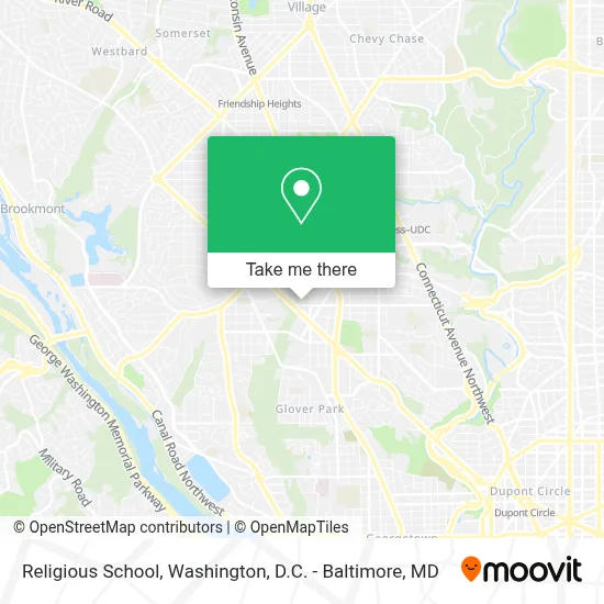 Religious School map