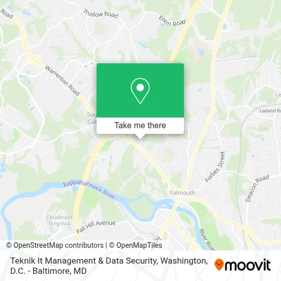 Teknik It Management & Data Security map