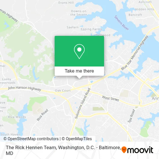 The Rick Hennen Team map