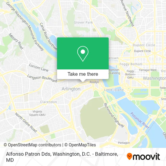 Alfonso Patron Dds map
