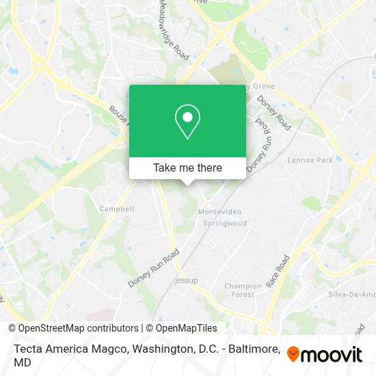 Tecta America Magco map