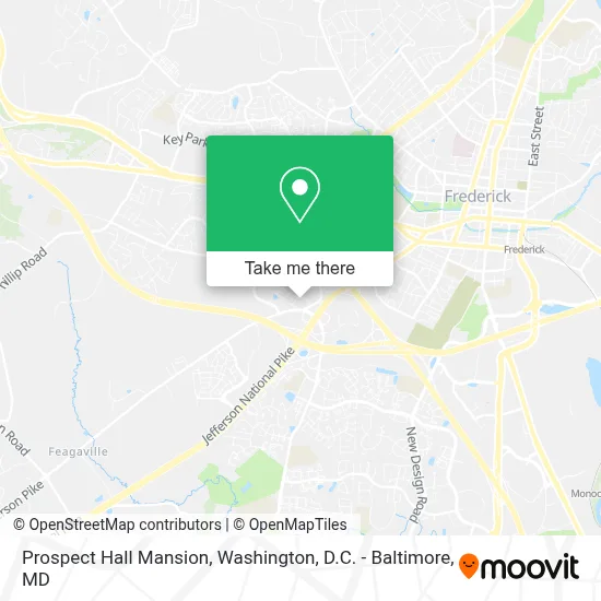 Prospect Hall Mansion map