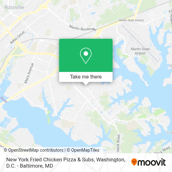 New York Fried Chicken Pizza & Subs map