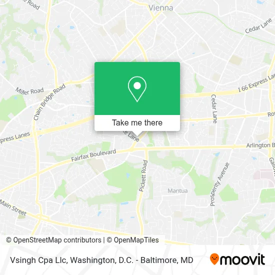 Vsingh Cpa Llc map