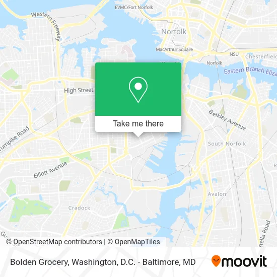 Bolden Grocery map