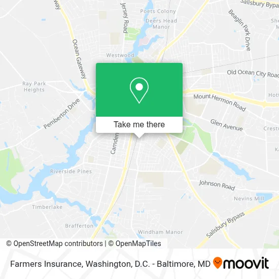 Farmers Insurance map