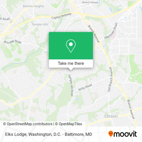 Elks Lodge map