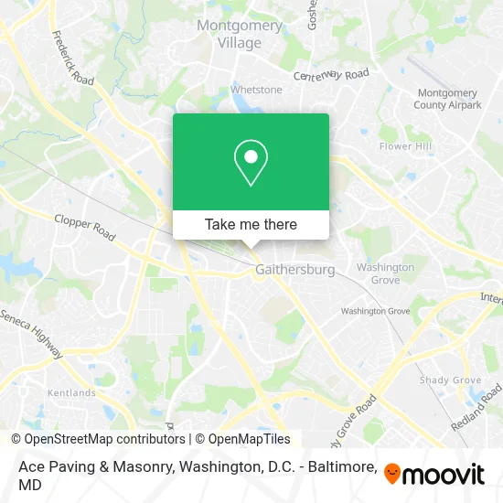 Ace Paving & Masonry map