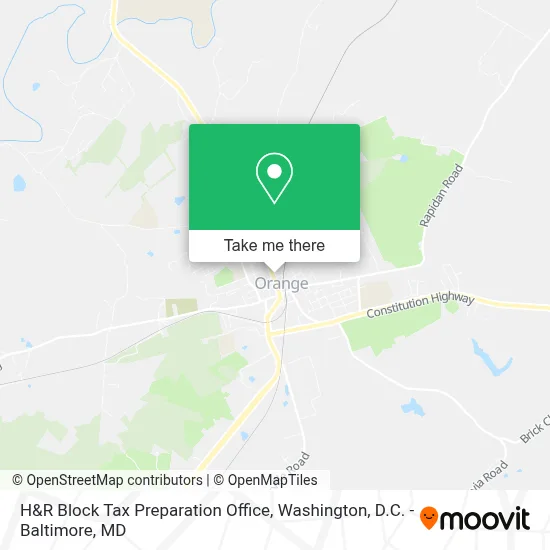 H&R Block Tax Preparation Office map