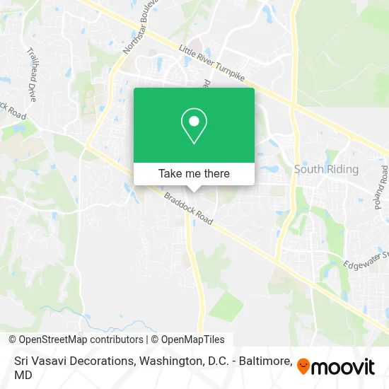 Sri Vasavi Decorations map