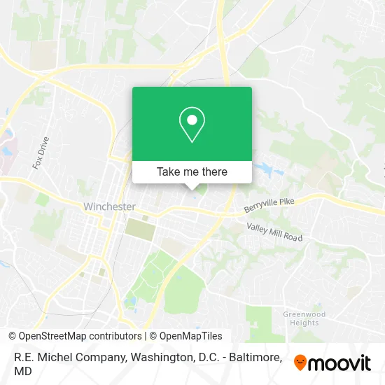 R.E. Michel Company map