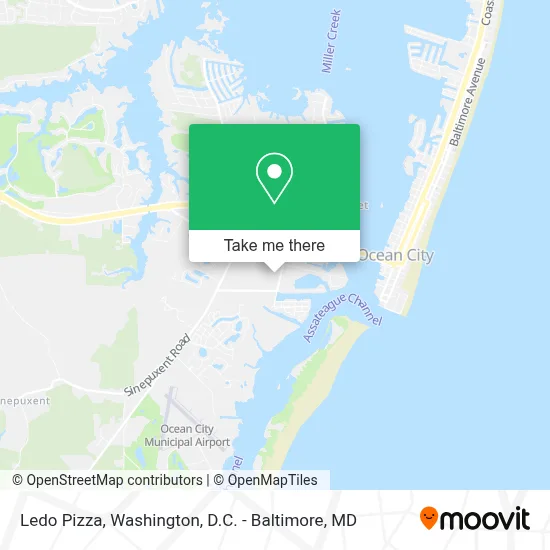 Ledo Pizza map