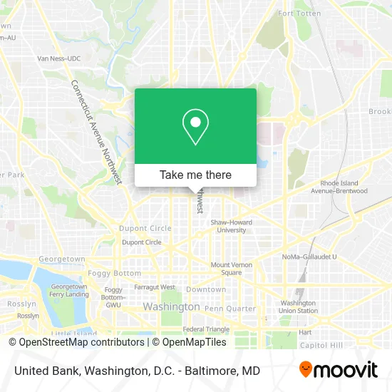 United Bank map